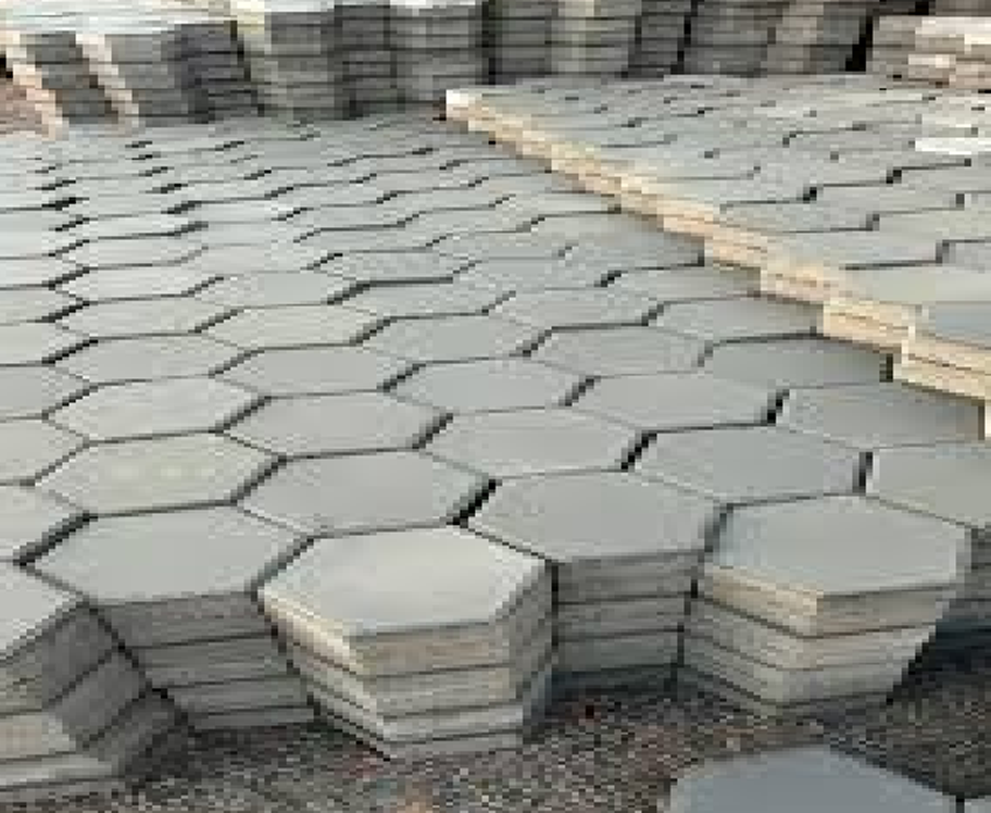 Hexagonal Concrete Paving Blocks (Heavy-Duty Grade)