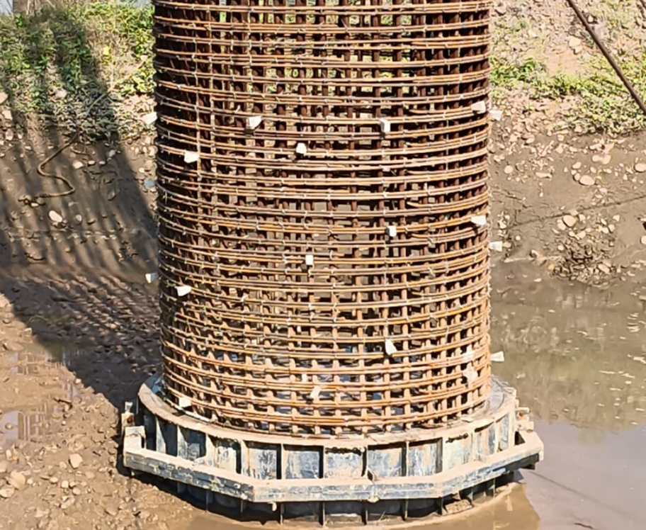 RCC Bridge Pier (Reinforced Cement Concrete Pier)