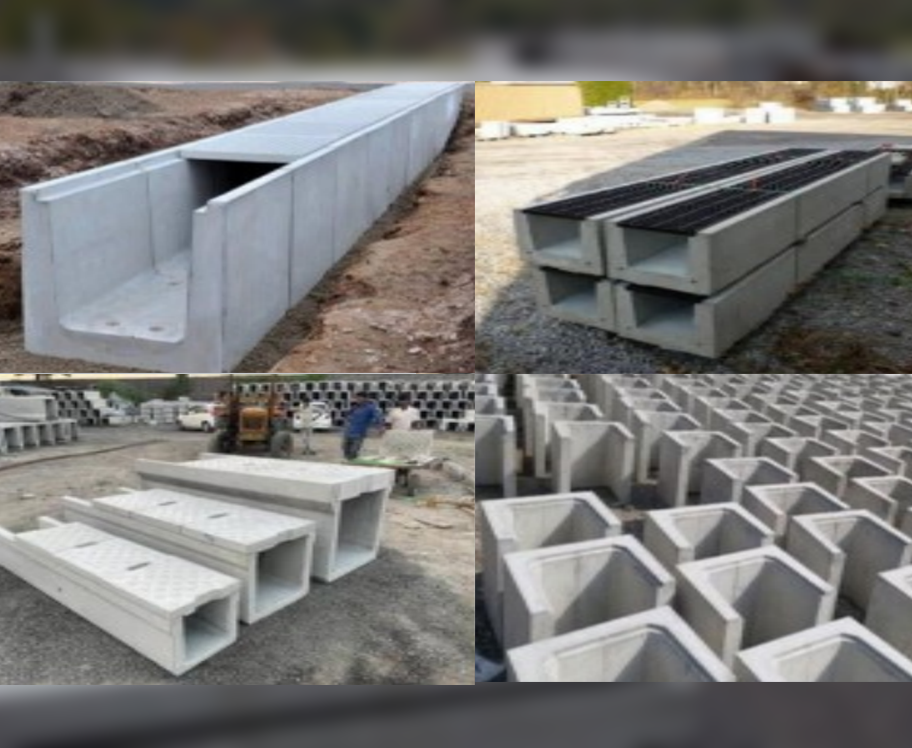 Precast RCC U-Channel Surface Drainage System